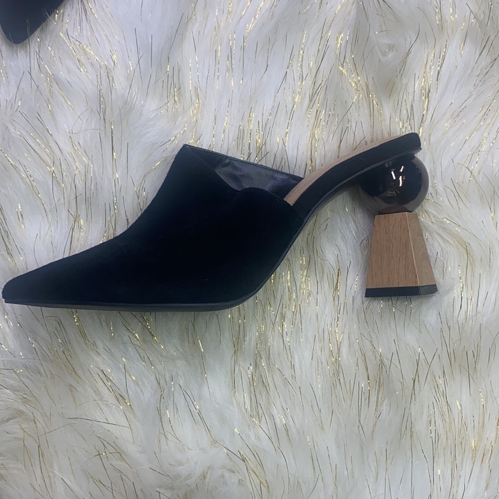 Alfani StepFlex - Black Pointed Toe Heel with Heel and Ball Size 7.5 - Picture 8 of 12